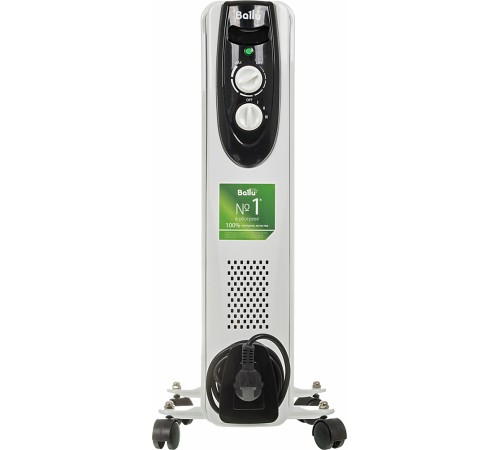 Радиатор масляный Ballu Classic BOH/CL-07WRN 1500Вт белый/черный Радиатор масляный Ballu Classic BOH/CL-07WRN 1500Вт белый/черный