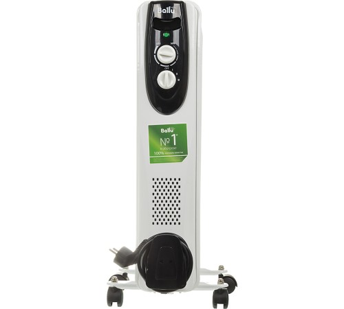 Радиатор масляный Ballu Classic BOH/CL-09WRN 2000Вт белый/черный Радиатор масляный Ballu Classic BOH/CL-09WRN 2000Вт белый/черный
