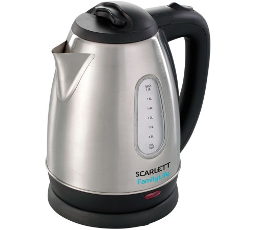 Чайник электрический Scarlett SC-EK21S20 1.8л. 1600Вт черный/серебристый корпус: металл/пластик (EK21S20) Чайник электрический Scarlett SC-EK21S20 1.8л. 1600Вт черный/серебристый корпус: металл/пластик (EK21S20)