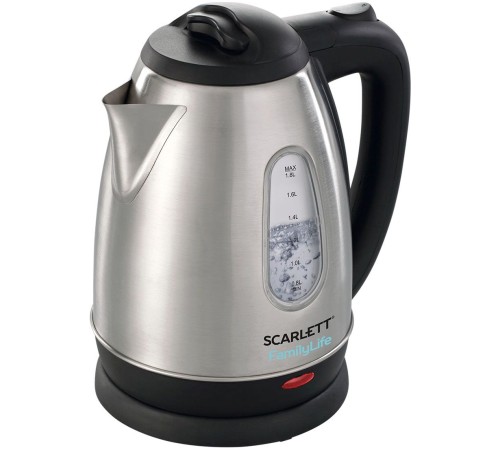 Чайник электрический Scarlett SC-EK21S20 1.8л. 1600Вт черный/серебристый корпус: металл/пластик (EK21S20) Чайник электрический Scarlett SC-EK21S20 1.8л. 1600Вт черный/серебристый корпус: металл/пластик (EK21S20)
