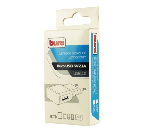 Сетевое зар./устр. Buro TJ-159b 10.5W 2.1A USB-A универсальное черный Сетевое зар./устр. Buro TJ-159b 10.5W 2.1A USB-A универсальное черный