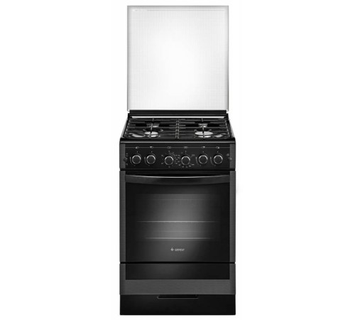Плита Газовая Gefest ПГ 5300-02 0046 черный (стеклянная крышка) реш.чугун Плита Газовая Gefest ПГ 5300-02 0046 черный (стеклянная крышка) реш.чугун