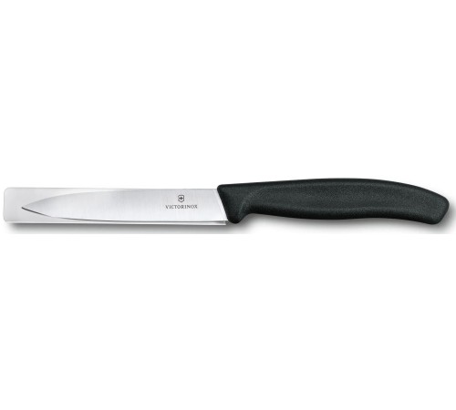 Нож кухонный Victorinox Swiss Classic (6.7703) стальной для чистки овощей и фруктов лезв.100мм прямая заточка черный Нож кухонный Victorinox Swiss Classic (6.7703) стальной для чистки овощей и фруктов лезв.100мм прямая заточка черный