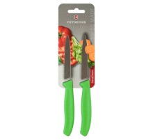 Набор ножей кухон. Victorinox Swiss Classic 6.7796.L4B компл.:2предм. салатовый блистер