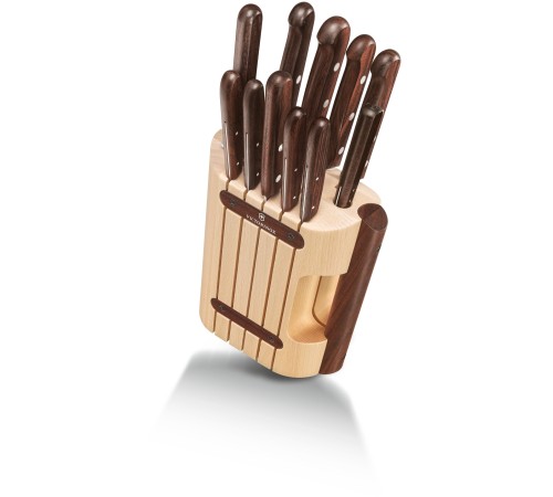 Набор ножей кухон. Victorinox Wood (5.1150.11) компл.:11предм. с подставкой дерево подар.коробка Набор ножей кухон. Victorinox Wood (5.1150.11) компл.:11предм. с подставкой дерево подар.коробка