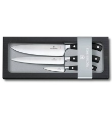 Набор ножей кухон. Victorinox Grand Maitre Chefs 7.7243.3 (7.7243.3) компл.:3предм. черный подар.коробка