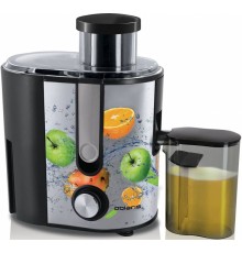 Соковыжималка центробежная Polaris PEA 0829 800Вт рез.сок.:350мл. серебристый/рисунок