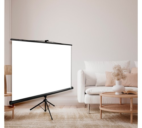 Экран Cactus 180x180см Triscreen CS-PST-180x180 1:1 напольный рулонный черный Экран Cactus 180x180см Triscreen CS-PST-180x180 1:1 напольный рулонный черный