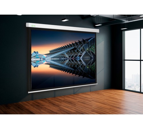 Экран Cactus 187x332см Wallscreen CS-PSW-187x332 16:9 настенно-потолочный рулонный белый Экран Cactus 187x332см Wallscreen CS-PSW-187x332 16:9 настенно-потолочный рулонный белый
