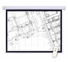Экран Cactus 180x180см Motoscreen CS-PSM-180x180 1:1 настенно-потолочный рулонный (моторизованный привод)
