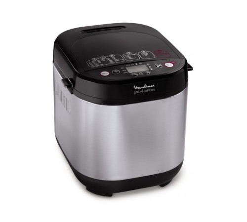 Хлебопечь Moulinex Pain & Delices OW240E30 650Вт серебристый/черный Хлебопечь Moulinex Pain & Delices OW240E30 650Вт серебристый/черный