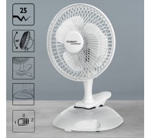 Вентилятор настольный Scarlett SC-DF111S01 25Вт скоростей:2 белый