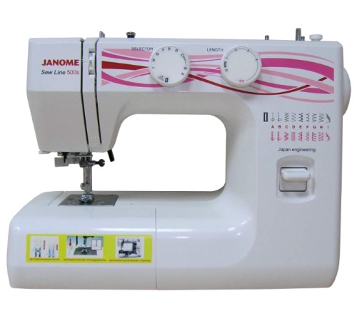 Швейная машина Janome Sew Line 500s белый Швейная машина Janome Sew Line 500s белый