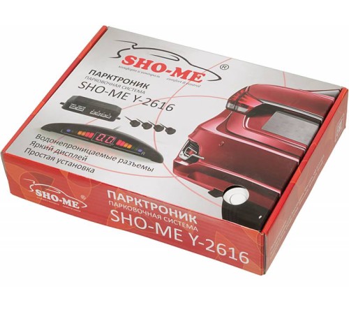 Парковочный Радар Sho-Me Y-2616N04 4 датчика 22мм белый Парковочный Радар Sho-Me Y-2616N04 4 датчика 22мм белый
