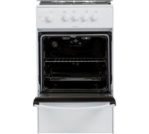 Плита Газовая Darina 1B1 GM 441 008 W белый/черный (стеклянная крышка) реш.чугун Плита Газовая Darina 1B1 GM 441 008 W белый/черный (стеклянная крышка) реш.чугун