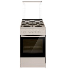 Плита Газовая Darina 1B GM 341 107 W белый/черный (стеклянная крышка) реш.сталь