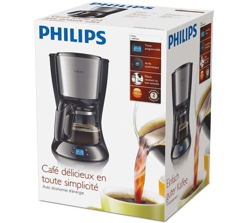 Кофеварка капельная Philips HD7459/20 1000Вт черный