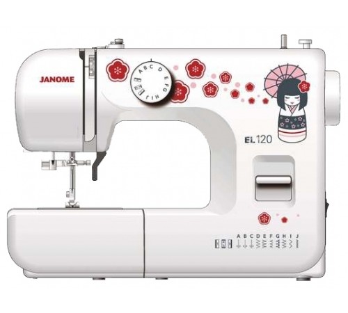 Швейная машина Janome EL120 белый/рисунок Швейная машина Janome EL120 белый/рисунок
