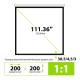Экран Cactus 200x200см MotoExpert CS-PSME-200x200-WT 1:1 настенно-потолочный рулонный белый (моторизованный привод)