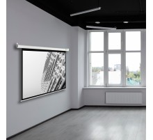 Экран Cactus 360x360см MotoExpert CS-PSME-360x360-WT 1:1 настенно-потолочный рулонный белый (моторизованный привод)