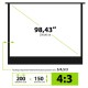 Экран Cactus 150x200см WallExpert CS-PSWE-200x150-WT 4:3 настенно-потолочный рулонный