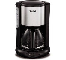 Кофеварка капельная Tefal CM361838 1200Вт серебристый/черный