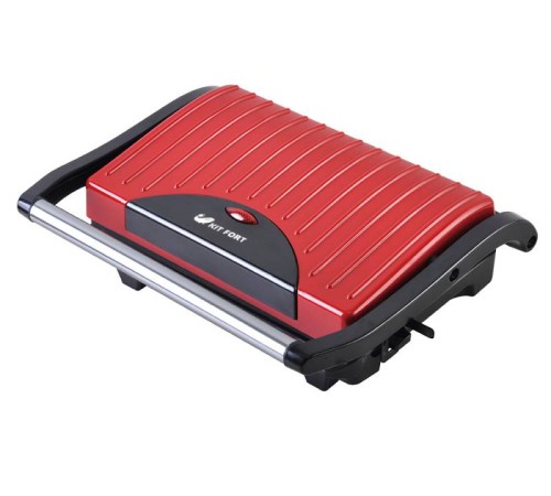 Сэндвичница Kitfort КТ-1609 Panini Maker 640Вт красный/черный Сэндвичница Kitfort КТ-1609 Panini Maker 640Вт красный/черный