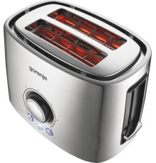 Тостер Gorenje T1000E 1000Вт серебристый/черный