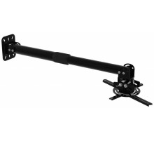 Кронштейн для проектора Cactus CS-VM-PR16L-BK черный макс.13.6кг потолочный поворот и наклон