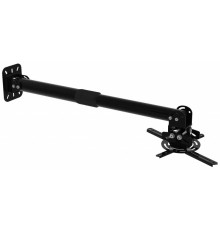 Кронштейн для проектора Cactus CS-VM-PR16L-BK черный макс.13.6кг потолочный поворот и наклон