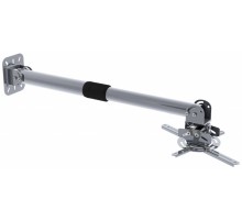 Кронштейн для проектора Cactus CS-VM-PR16L-AL серебристый макс.13.6кг потолочный поворот и наклон