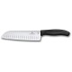 Нож кухонный Victorinox Swiss Classic (6.8523.17B) стальной сантоку лезв.170мм черный блистер