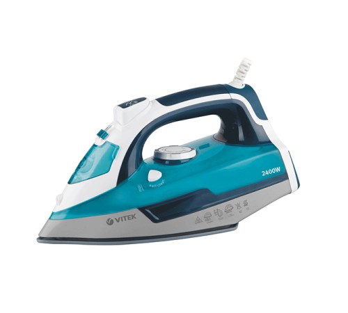 Утюг Vitek 1266-VT-02 2400Вт бирюзовый/белый Утюг Vitek 1266-VT-02 2400Вт бирюзовый/белый