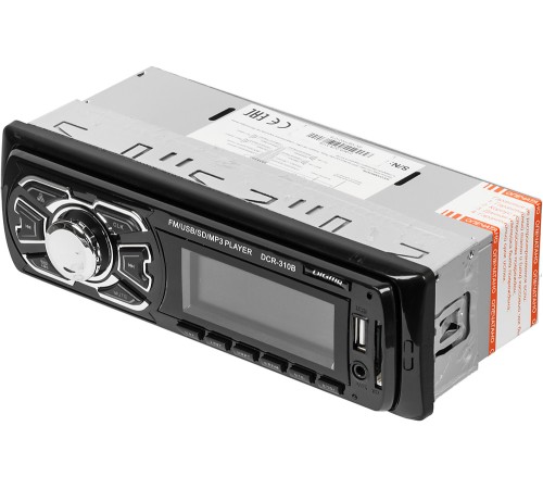 Автомагнитола Digma DCR-310B 1DIN 4x45Вт USB 2.0 AUX Автомагнитола Digma DCR-310B 1DIN 4x45Вт USB 2.0 AUX
