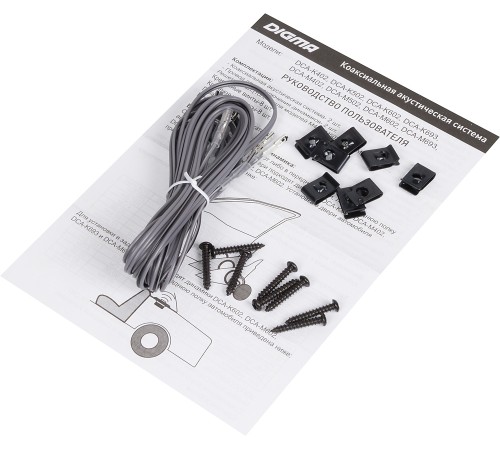 Колонки автомобильные Digma DCA-M602 160Вт 90дБ 4Ом 16.5см (6 1/2дюйм) (ком.:2кол.) коаксиальные двухполосные Колонки автомобильные Digma DCA-M602 160Вт 90дБ 4Ом 16.5см (6 1/2дюйм) (ком.:2кол.) коаксиальные двухполосные