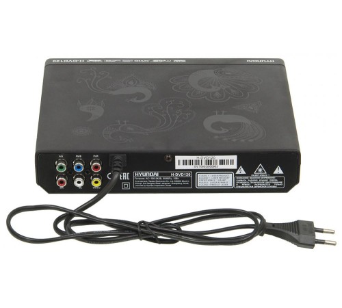 Плеер DVD Hyundai H-DVD120 черный ПДУ Плеер DVD Hyundai H-DVD120 черный ПДУ