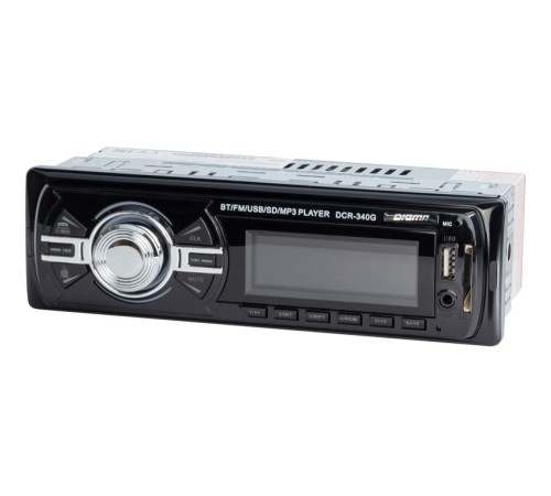 Автомагнитола Digma DCR-340G 1DIN 4x45Вт v4.1 USB 2.0 AUX Автомагнитола Digma DCR-340G 1DIN 4x45Вт v4.1 USB 2.0 AUX