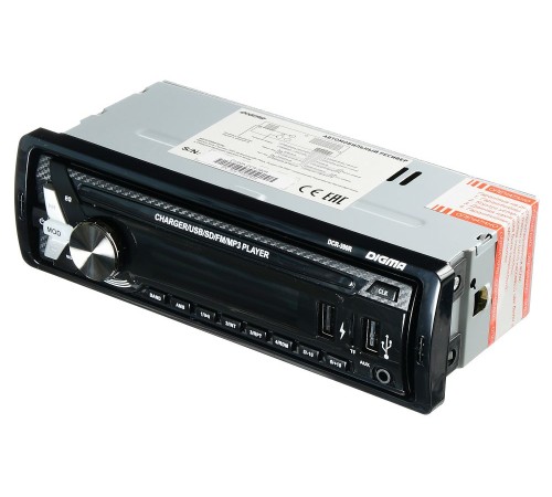 Автомагнитола Digma DCR-390R 1DIN 4x45Вт USB 2.0 AUX Автомагнитола Digma DCR-390R 1DIN 4x45Вт USB 2.0 AUX