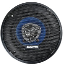 Колонки автомобильные Digma DCA-B402 160Вт 90дБ 4Ом 10см (4дюйм) (ком.:2кол.) коаксиальные двухполосные