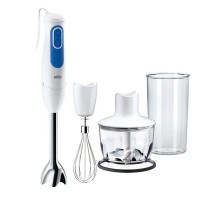 Блендер погружной Braun MQ3035 SAUCE 700Вт белый/синий