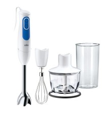 Блендер погружной Braun MQ3035 SAUCE 700Вт белый/синий
