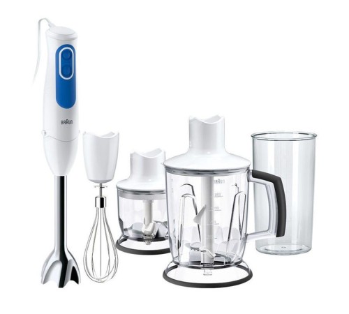Блендер погружной Braun MQ3045 APERITIVE 700Вт белый/синий Блендер погружной Braun MQ3045 APERITIVE 700Вт белый/синий