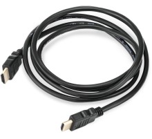 Кабель аудио-видео Buro HDM 1.4 HDMI (m)/HDMI (m) 1.8м. позолоч.конт. черный (BHP RET HDMI18)