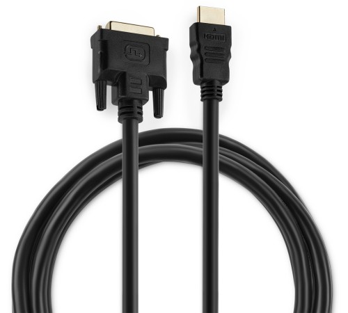 Кабель аудио-видео Buro HDMI (m)/DVI-D (Dual Link) (m) 1.8м. позолоч.конт. черный (BHP RET HDMI_DVI18) Кабель аудио-видео Buro HDMI (m)/DVI-D (Dual Link) (m) 1.8м. позолоч.конт. черный (BHP RET HDMI_DVI18)