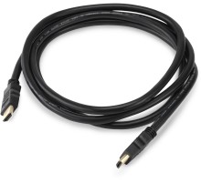 Кабель аудио-видео Buro HDM 2.0 HDMI (m)/HDMI (m) 1.8м. позолоч.конт. черный (BHP RET HDMI18-2)
