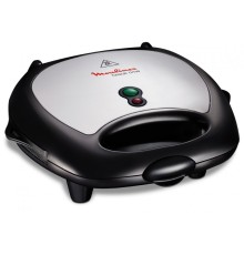 Сэндвичница Moulinex Break Time SW611812 700Вт серебристый/черный
