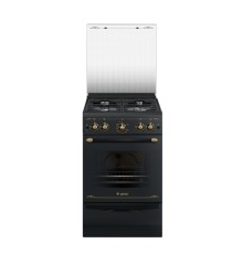 Плита Газовая Gefest ПГ 5100-02 0187 черный (стеклянная крышка) реш.чугун