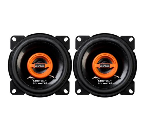 Колонки автомобильные Edge EDST214-E6 80Вт 84дБ 4Ом 10см (4дюйм) (ком.:2кол.) коаксиальные двухполосные
