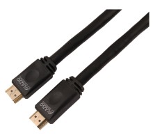 Кабель аудио-видео LAZSO WH-111 HDMI (m)/HDMI (m) 30м. позолоч.конт. черный (WH-111(30M))