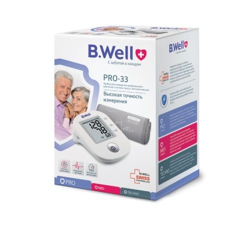 Тонометр автоматический B.Well PRO-33 Тонометр автоматический B.Well PRO-33